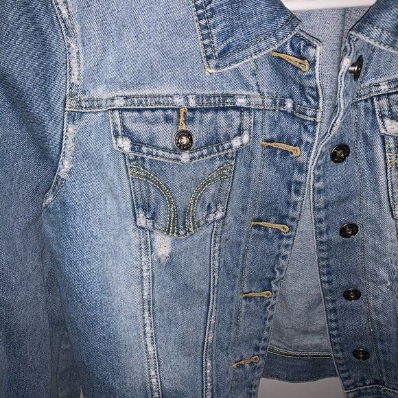 Zana Di Distressed Denim Jacket - Picture 5 of 6